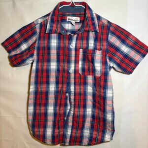 Kida Headquarters plaid button up